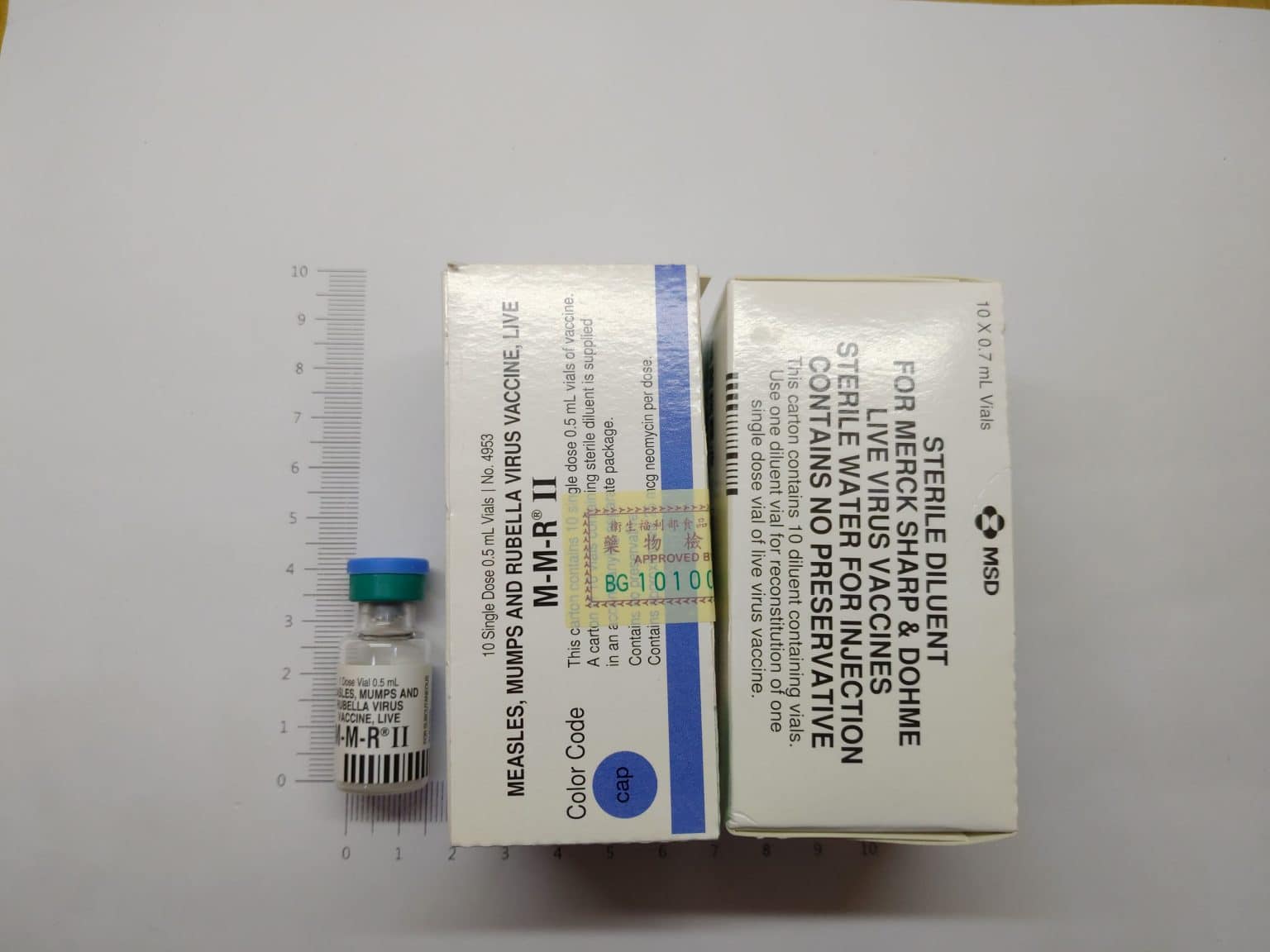 M M R Ii Merck M-M-R II 麻疹腮腺炎德國麻疹 疫苗 - 四季台安醫院